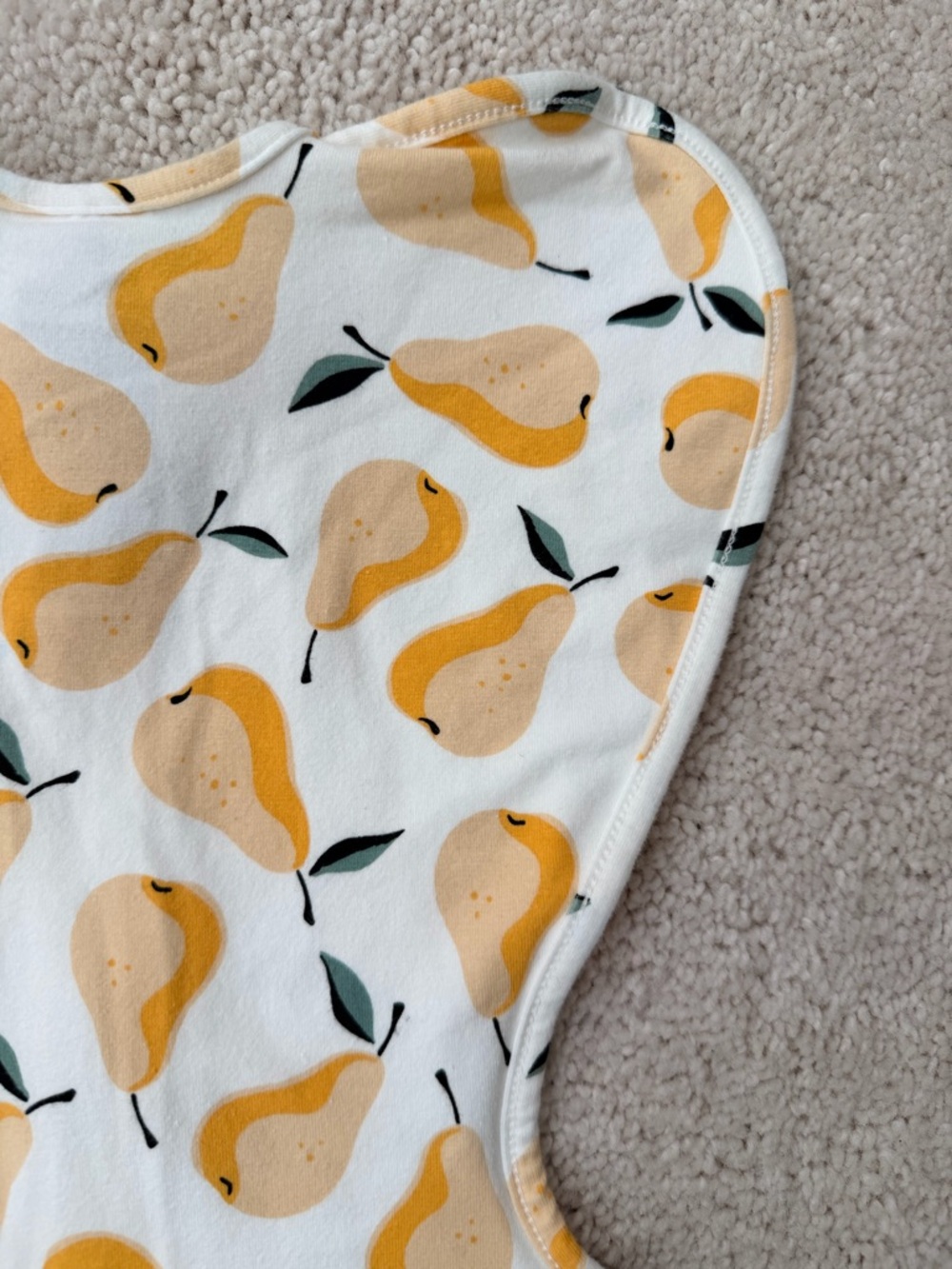 Love to Dream Yellow Pear Print Swaddle Sack - Picture 8 of 8
